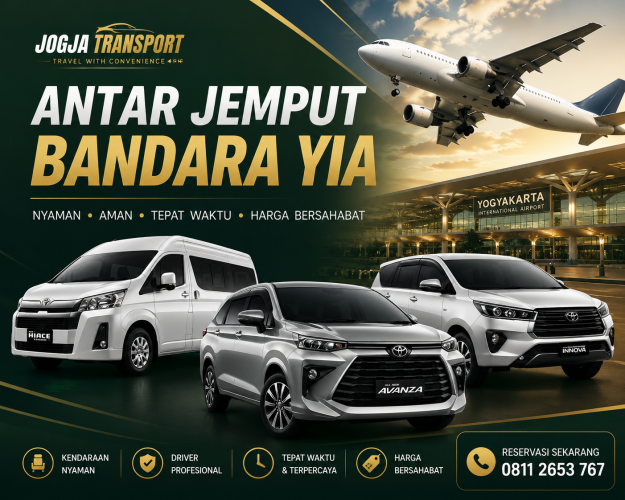 Antar Jemput Bandara YIA-Kota Yogyakarta