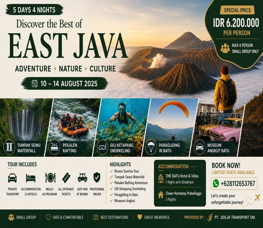 East Java Tour Adventure Experience